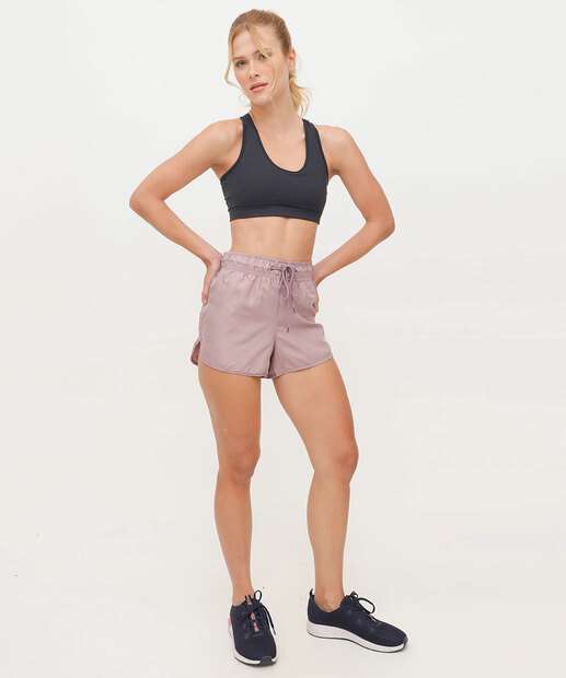 Short Feminino Fitness Amarração Marisa