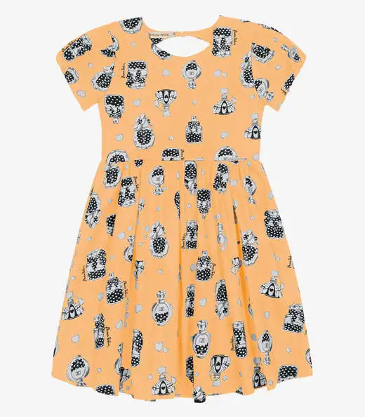 Image_Vestido Infantil Trick Nick Amarelo