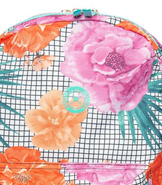 Mochila Escolar Feminina Estampa Floral Clio Verde