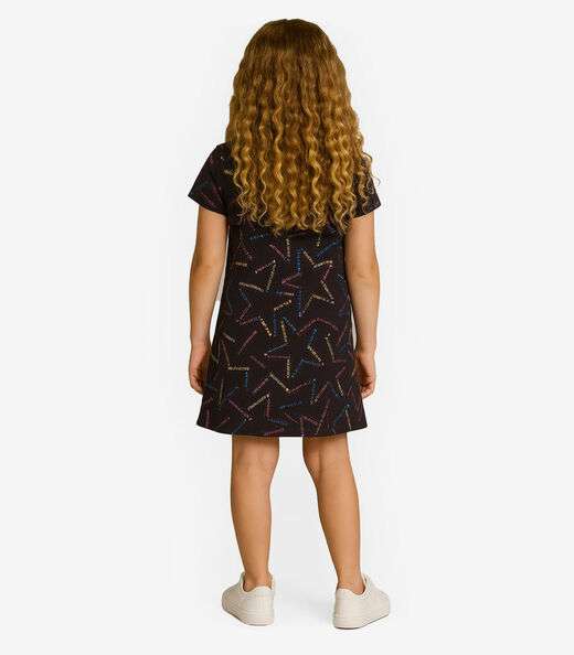 Vestido Feminino Infantil Select Preto