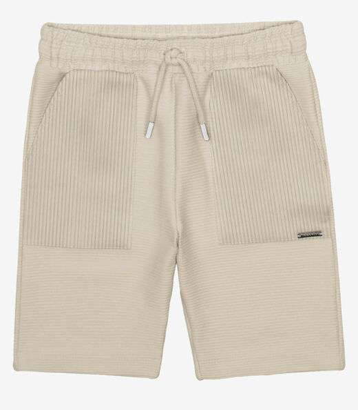 Bermuda Infantil Masculino Gorgurinho Trick Nick Bege