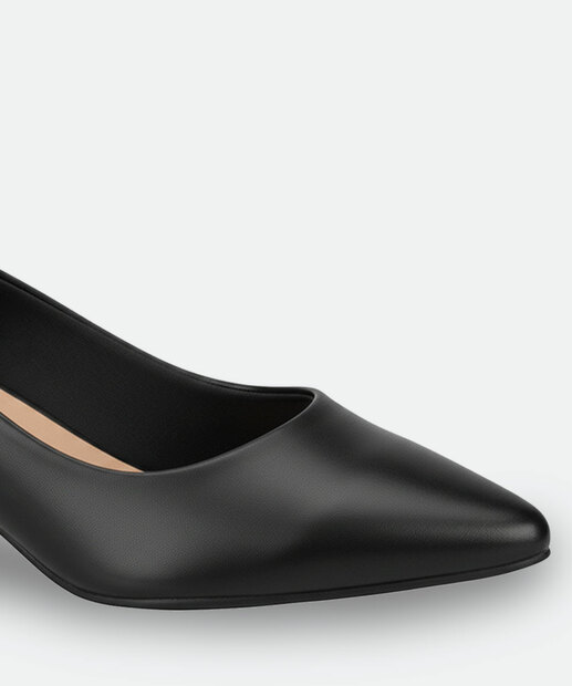 Scarpin Feminino Salto Grosso Beira Rio Preto