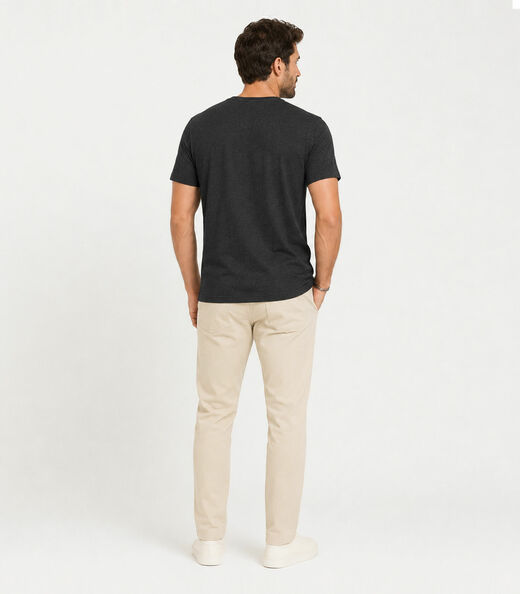 Camiseta Masculina Básica Em Malha Rover Select Preto