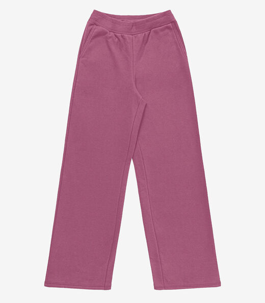 Calça Feminina em Moletom Rovitex Rosa