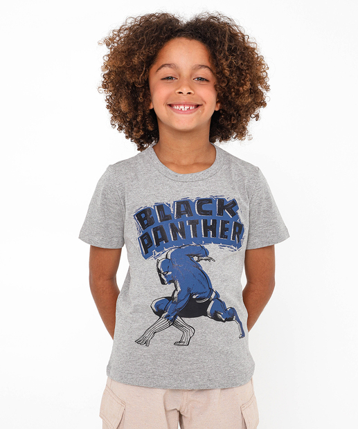 Image_Camiseta Infantil Pantera Negra Marvel Tam 4 a 10 Cinza