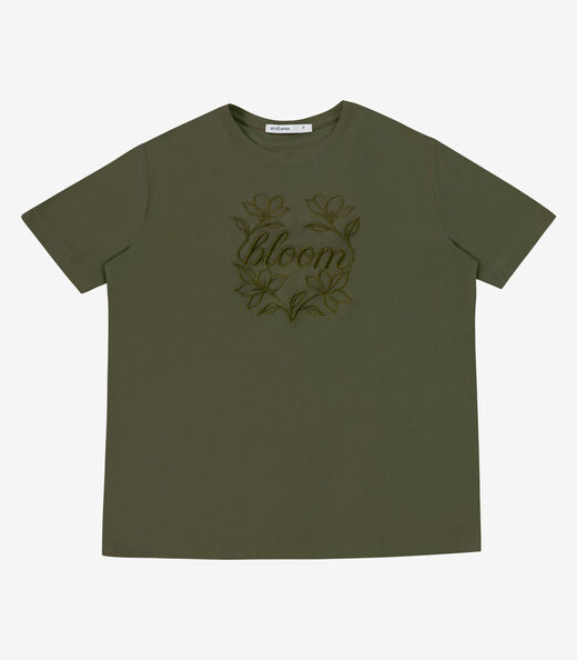 Image_Blusa Feminina Viscose Com Bordado Endless Verde