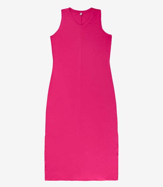Image_Vestido Longo Plus Size Infinita Cor Rosa