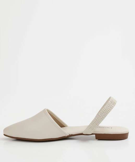 Sapatilha Feminina Slingback Bico Fino Tira Beira Rio 