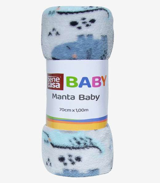 Image_Manta Infantil Microfibra Bene Casa Azul