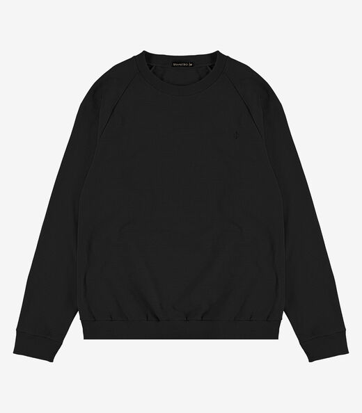 Blusão Masculino Malhão Maquinetado Diametro Preto