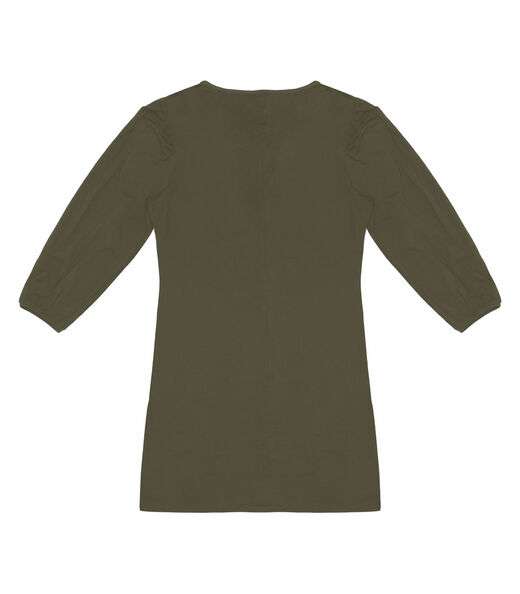 Vestido Manga Longa Plus Infinita Cor Verde