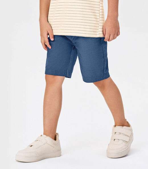 Conjunto Infantil Polo Com Bermuda Trick Nick Bege