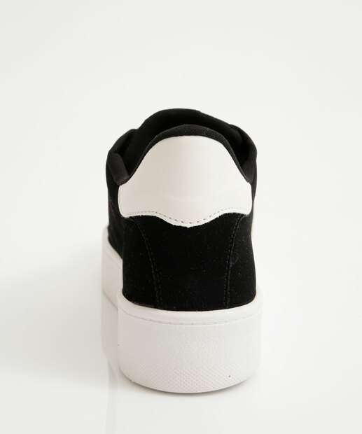 Tênis Casual Feminino Recortes Marisa Preto