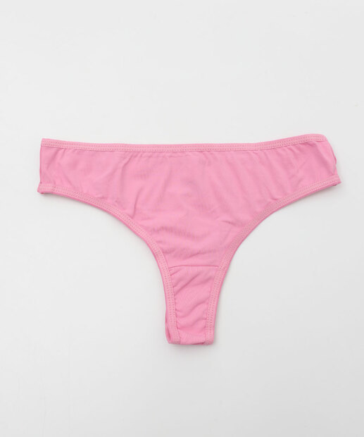 Kit 2 Calcinhas Fio Dental Microfibra Básicas Marisa