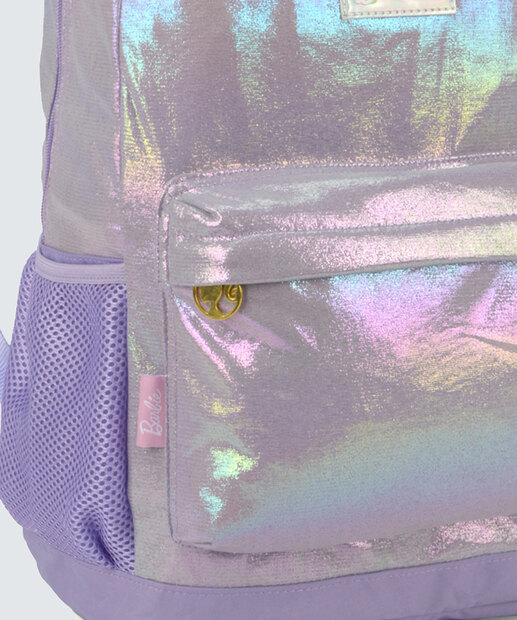 Mochila Feminina Holográfica Barbie Luxcel