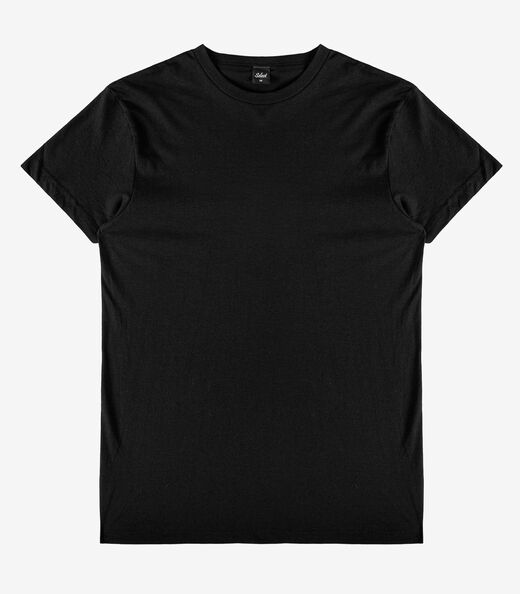 Camiseta Masculina Manga Curta Básica Infinita Cor Preto