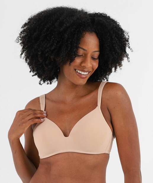 Image_Sutiã Top Com Bojo Alça Reforçada Marisa Bege