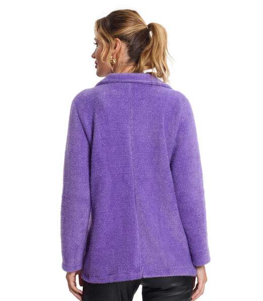 Casaco Tweed Favo Feminino Endless Roxo
