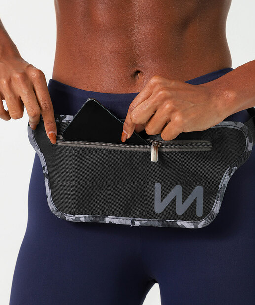 Pochete Feminina Camuflada Marisa Preto