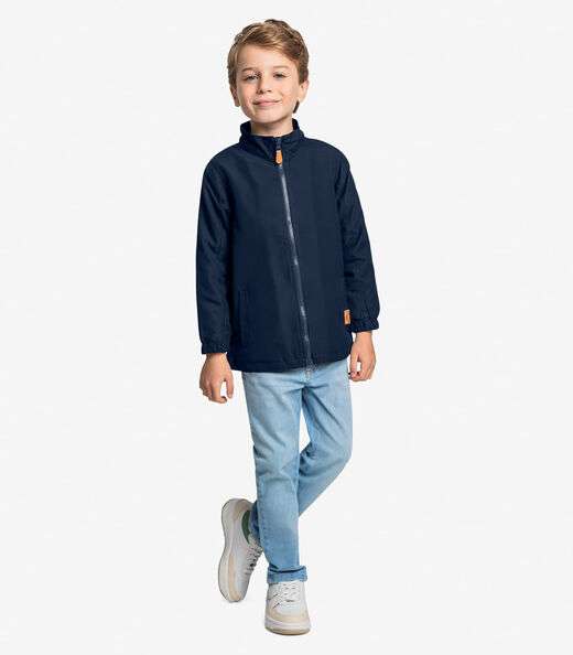 Jaqueta Infantil Microfibra Aveludada Trick Nick Azul