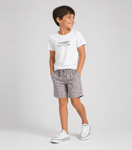 Image_Conjunto Infantil Menino Curto Meia Malha Select Branco