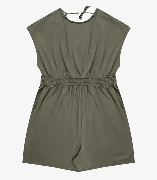 Macaquinho Feminino Malha Visco Infinita Cor Verde