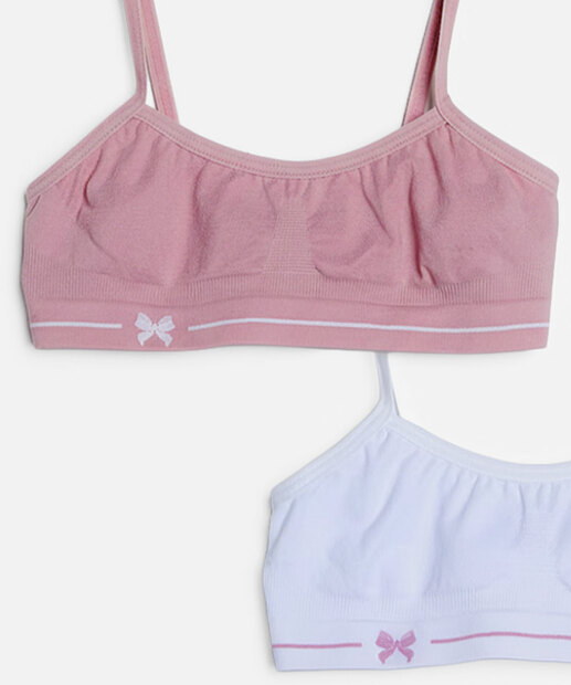 Kit 2 Sutiãs Infantil Juvenil Top DelRio Tam 10 a 16 