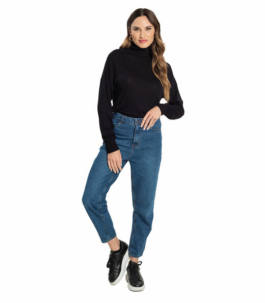 Blusa Lisa Manga Longa Endless Preto