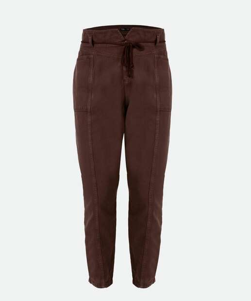 Calça Plus Size Feminina Sarja Clochard Bolsos Marisa