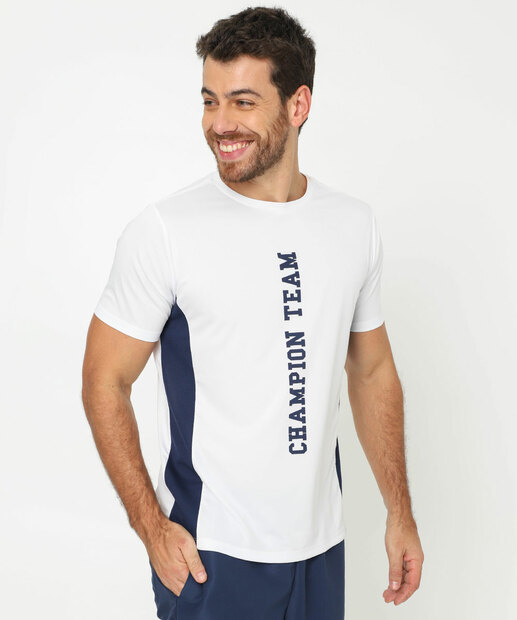 Image_Camiseta Masculina Fitness Estampada MR Branco