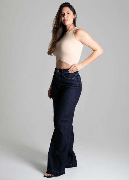 Calça Jeans Sawary Wide Leg - 276266
