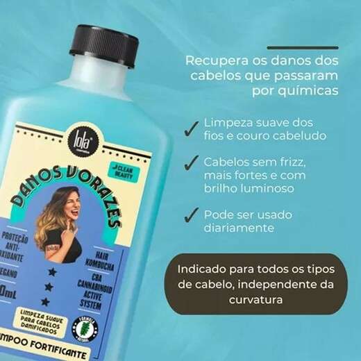 Shampoo Lola Fortificante Danos Vorazes 250ml