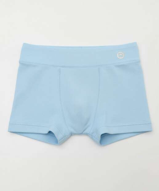 Kit 2 Cuecas Boxer Infantil Cotton DelRio Azul