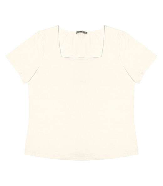 Blusa Feminina Plus Size Secret Glam Bege