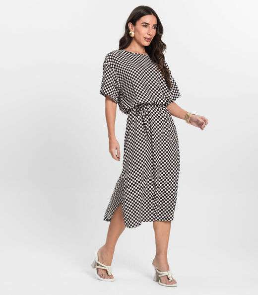 Vestido Midi Infinita Cor Preto