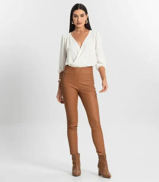 Image_Calça Legging Feminina Rovitex Marrom