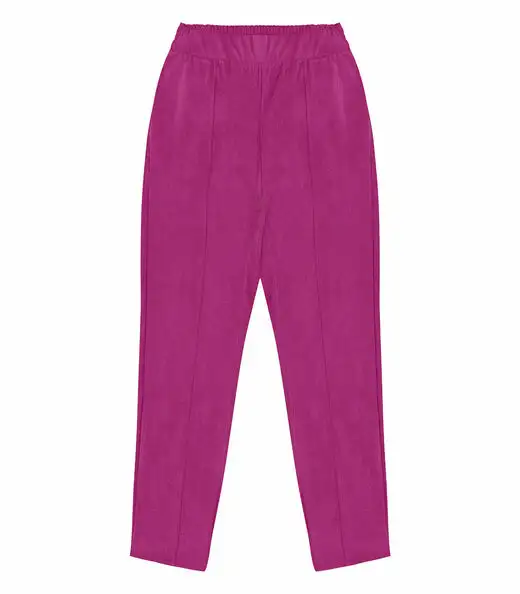 Calça Suede Feminina Rovitex Roxo
