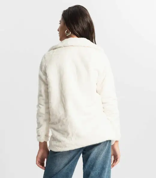 Casaco Juvenil Feminino Pelo Safira Minty Bege