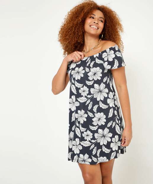 Vestido Feminino Ciganinha Estampa Floral Marisa