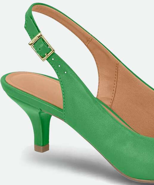Scarpin Feminino Slingback Salto Fino Vizzano 