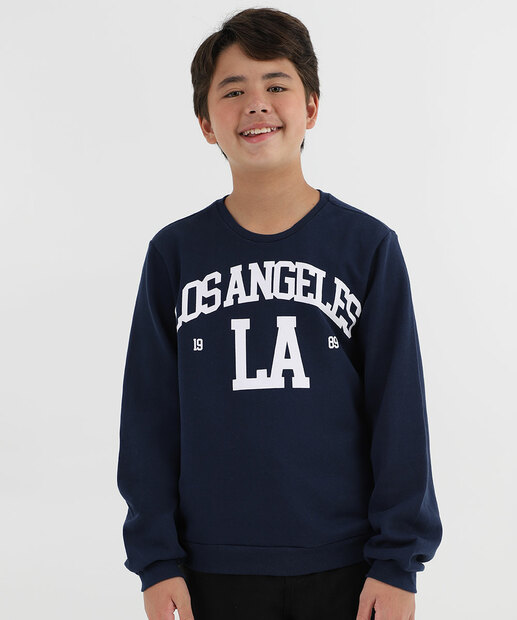 Image_Blusão Juvenil Moletom Estampada MR Tam 10 a 16 Azul