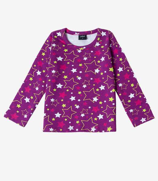 Pijama Infantil Feminino Estapado Select Roxo