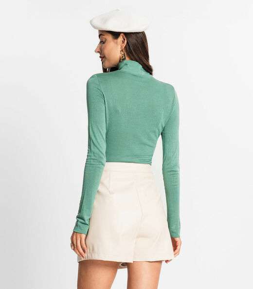 Blusa Feminina Gola Alta Endless Verde