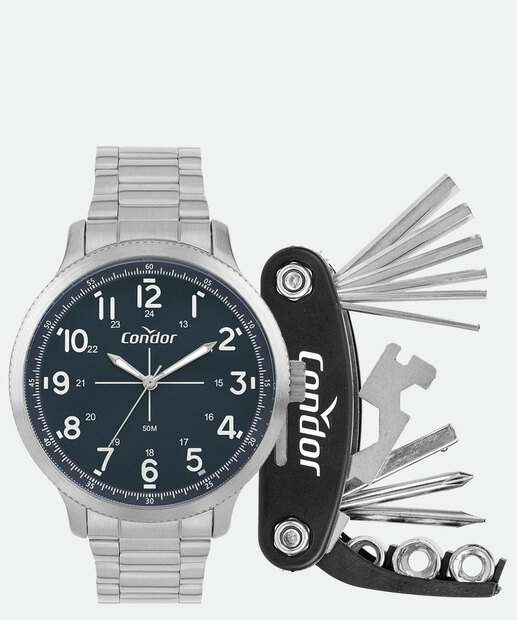 Kit Relógio Masculino Condor CO2035NRV/K4A