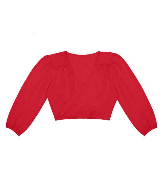 Blusa Feminina Manga 3/4 Rovitex Vermelho