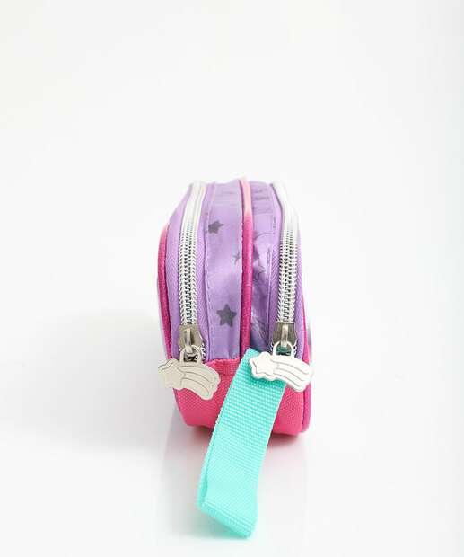 Estojo Escolar Infantil Unicórnio Clio Style Lilás