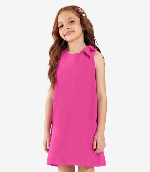 Image_Vestido infantil em Crepe Light Rovi Kids Rosa