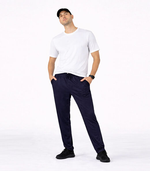 Image_Calça Masculina Helanca Com Bolsos Rota Da Onda Azul