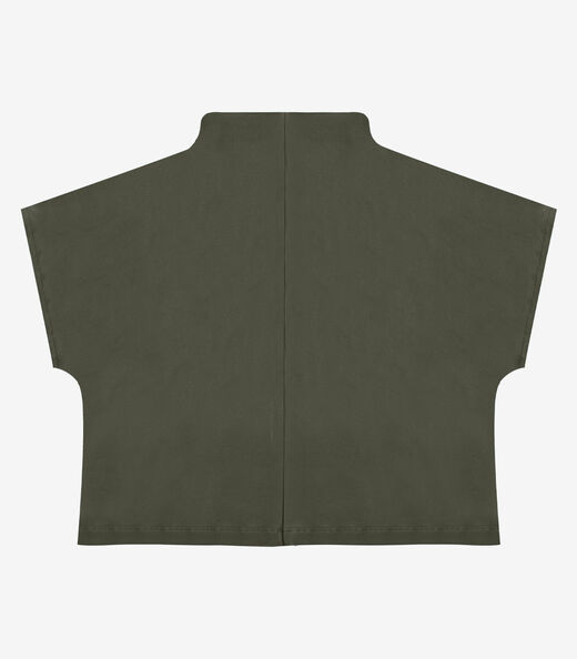 Blusa Feminina Com Gola Chaminé Select Verde
