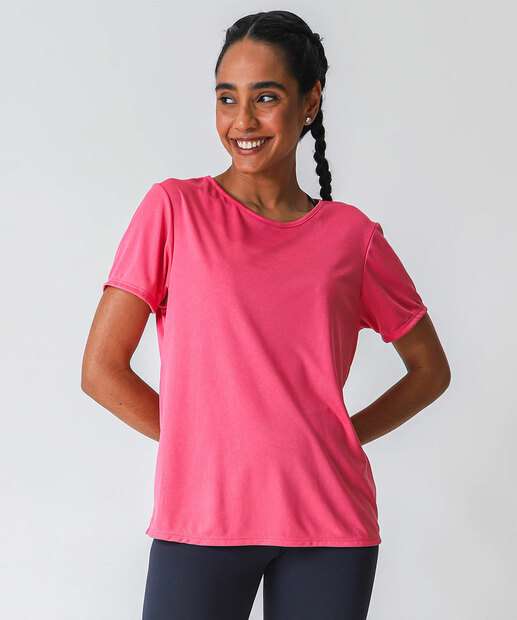 Image_Blusa Feminina Fitness Vazado Marisa Rosa
